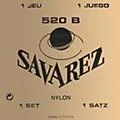 Savarez 520B White Card Rectified Nylons Traditional Basses Low Tension Nylon Guitar String Set Standard