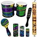 Sawtooth Jamaican Me Crazy Percussion Set with Bongos & Rain Stick Standard