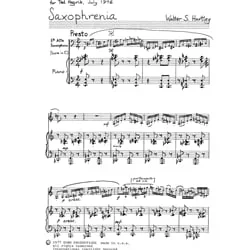 Saxophrenia – Alto Saxophone and Piano