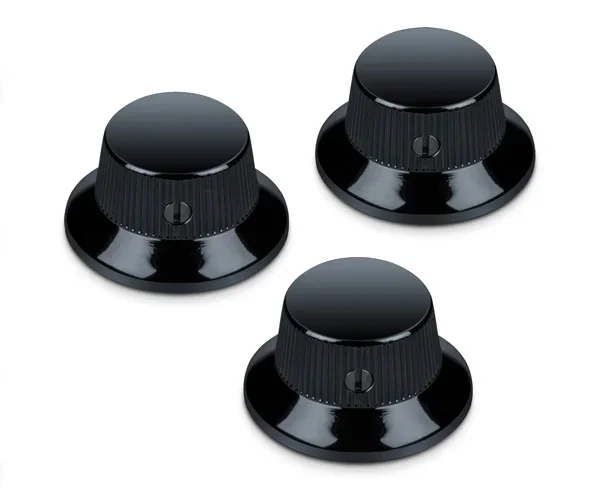 Schaller Guitar FS Knobs (Set Of 3) Black 1182-15010400