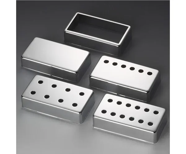 Schaller Guitar Pickup Cover-8 Holes Chr 138-17010205
