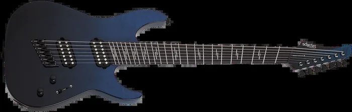 Schecter DIAMOND SERIES Reaper-7 Elite Multiscale Deep Ocean Blue 7-String Electric Guitar