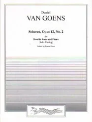 Scherzo, Op.12 No. 2 – String Bass and Piano