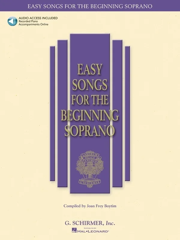 Schirmer – Easy Songs For The Beginning Soprano Book/Online Audio
