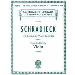 School of Violin Technics, Book 1 – Viola