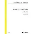 Schott 5 Negro Spirituals from A Child of Our Time TTBB A Cappella Composed by Tippett Arranged by Edward Milner Standard