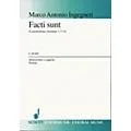Schott Facti Sunt TTBB Composed by Marco Antonio Ingegneri Standard