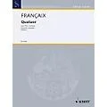 Schott Quartet (Study Score) Schott Series Composed by Jean Françaix Standard