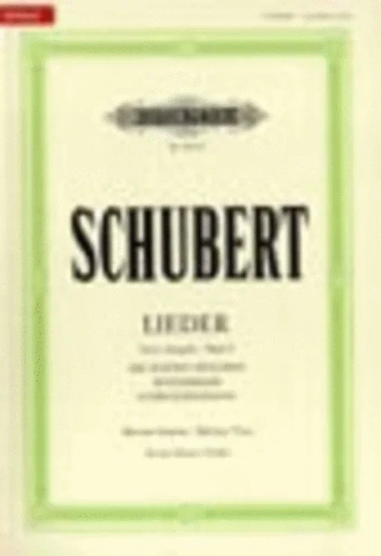 Schubert – Songs Vol 1 Medium Voice (New Version) (Softcover Book)