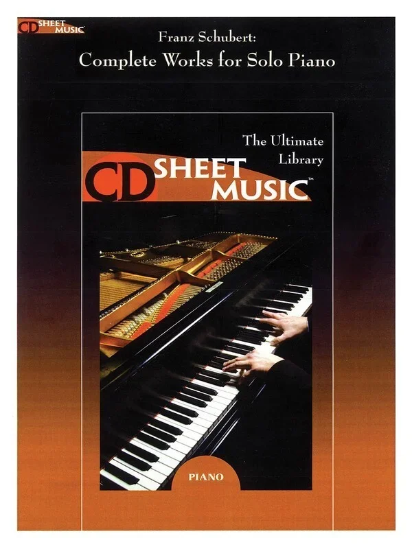 Schubert Complete Works For Piano CDr Sheet Musi (CD-Rom Only)