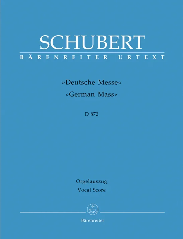 Schubert: German Mass – Vocal Score