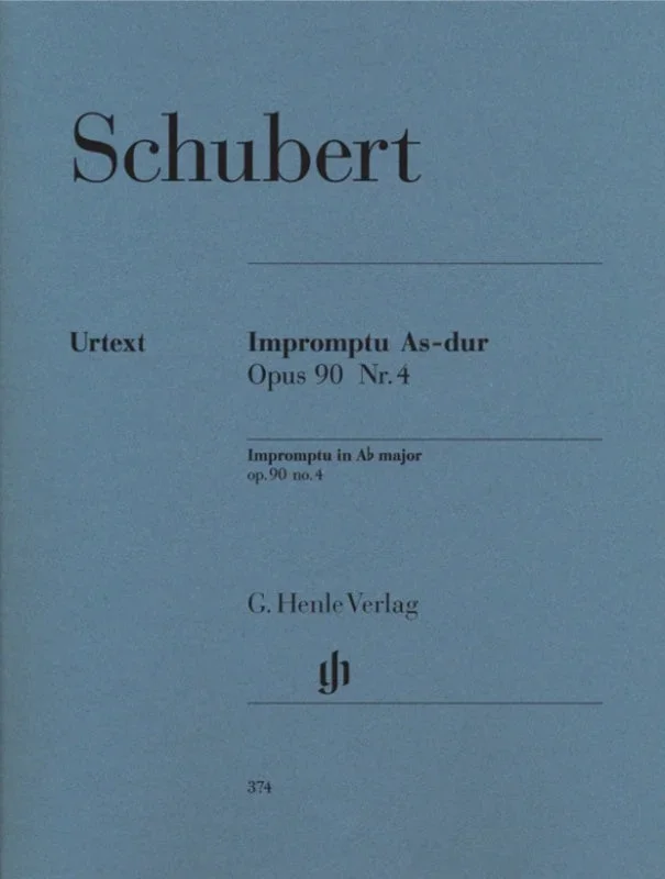 Schubert: Impromptu in A-flat Major Op 90 No 4 D 899 Piano