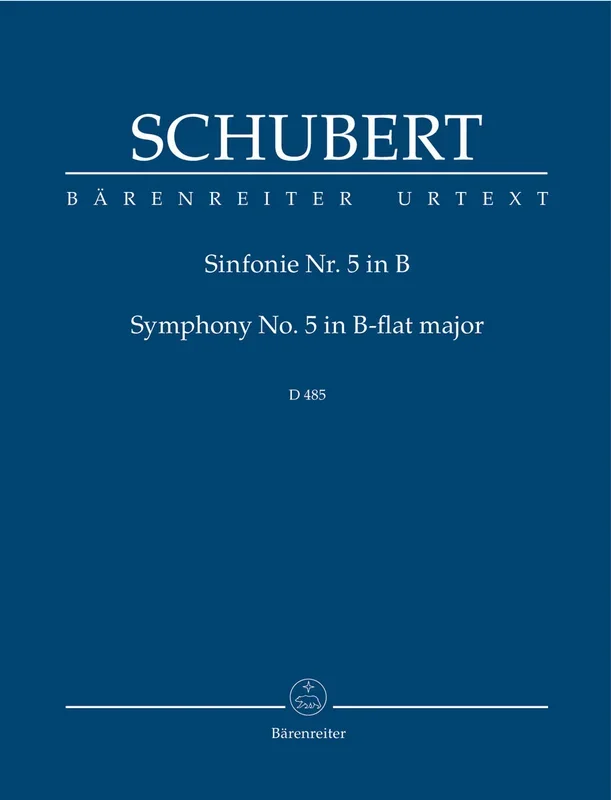 Schubert: Symphony No 5 in B Flat D 458 – Study Score