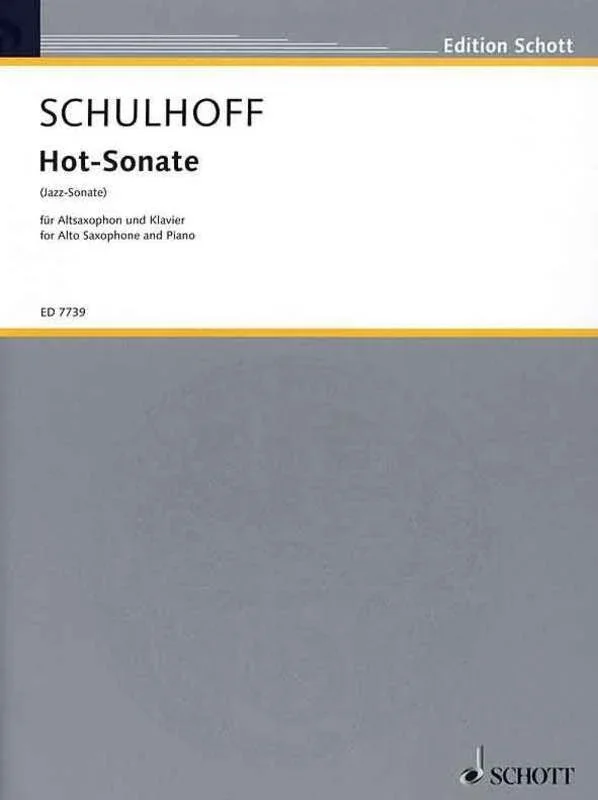 Schulhoff – Hot Sonata Alto Sax/Piano