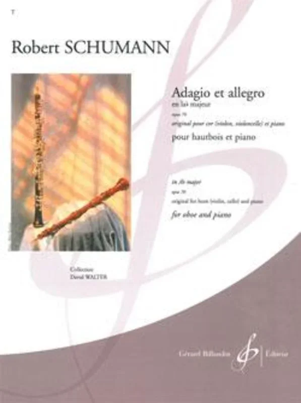 Schumann – Adagio And Allegro Op 70 Oboe/Piano (Softcover Book)