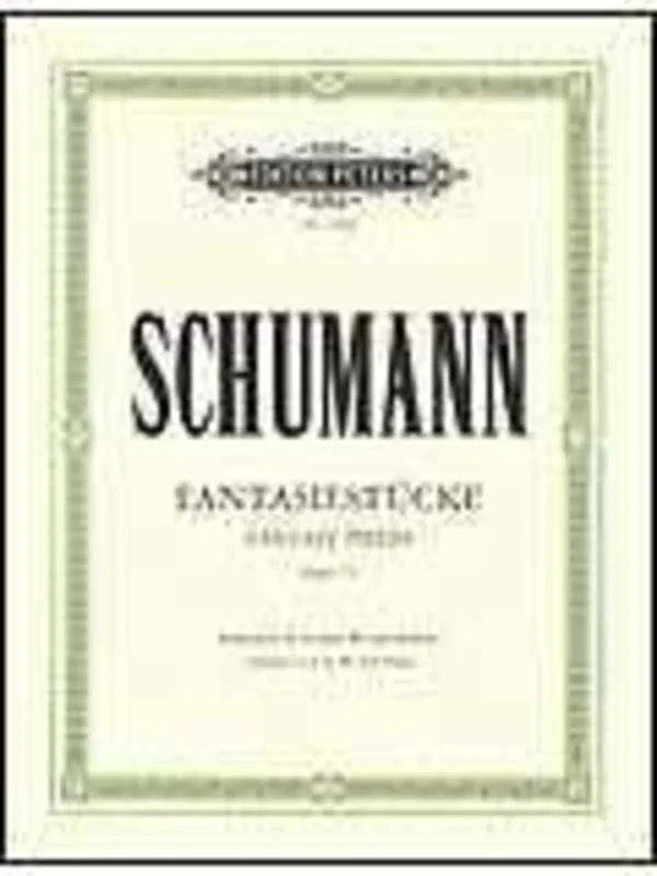 Schumann – Fantasy Pieces Op 73 Clarinet/Piano (Softcover Book)