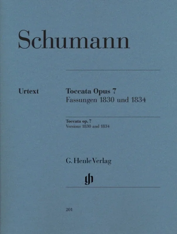Schumann – Toccata Op 7 (Softcover Book)