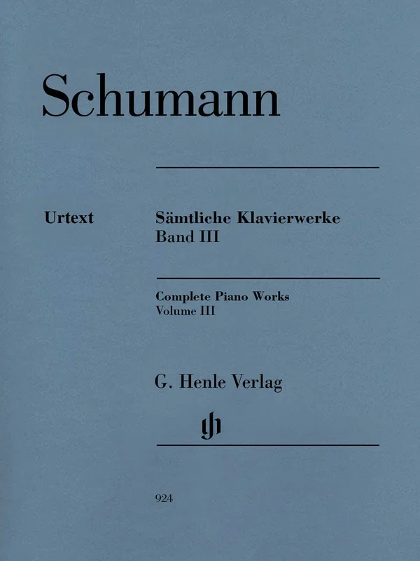 Schumann: Complete Piano Works – Volume 3