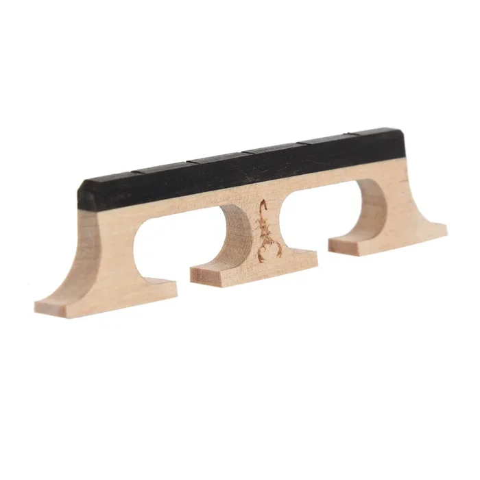 Scorpion Maple 5-String Banjo Bridge, 1/2″ Height, Standard Spacing