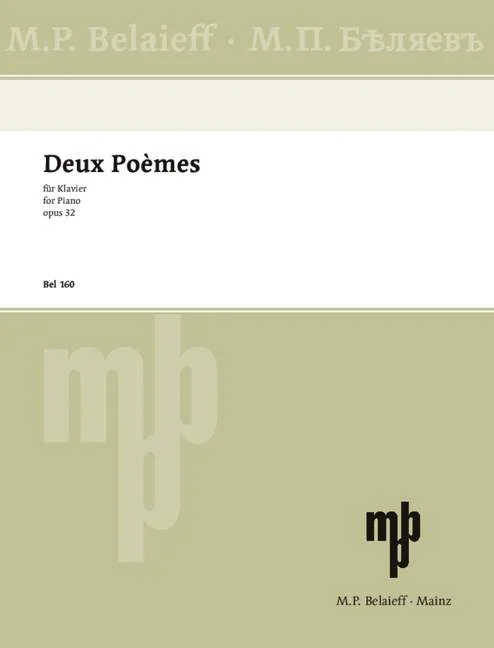 Scriabin: 2 Poèmes, Op. 32