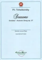 Seasons: October, Autumn Song Op. 37 – Clarinet and Piano