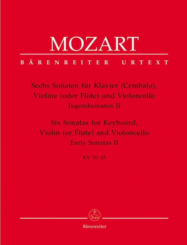 Sechs Sonaten Für Klavier (Cembalo), Violine (Flöte) Und Violoncello