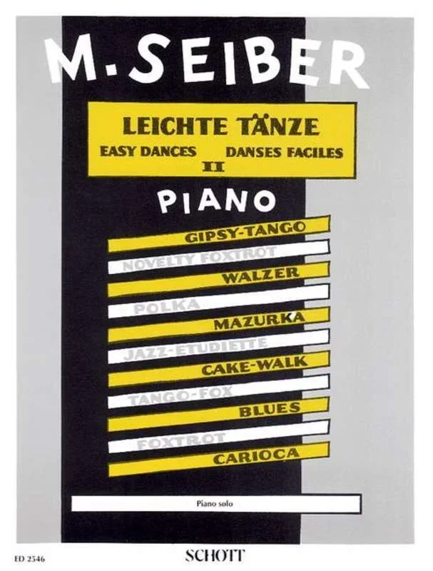 Seiber – Easy Dances Vol 2 Piano Book
