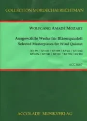 Selected Masterpieces for Wind Quintet