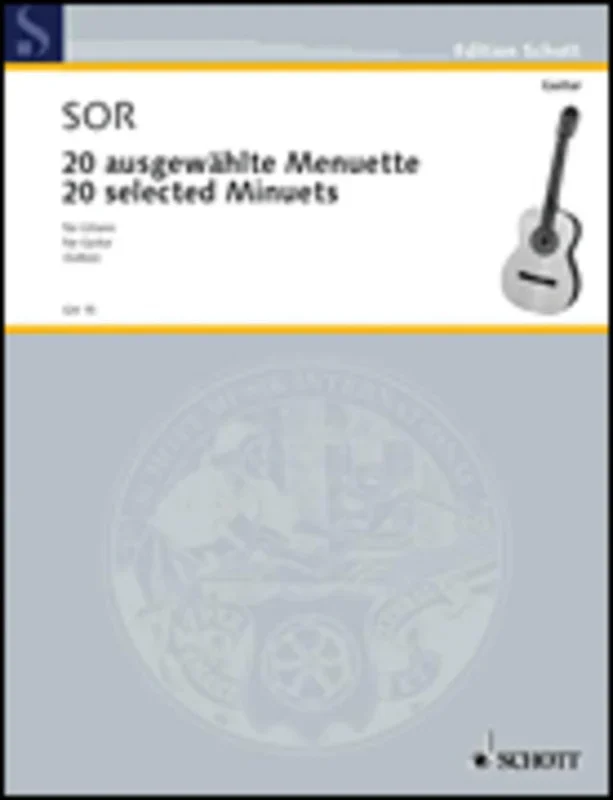 Selected Minuets 20 Book
