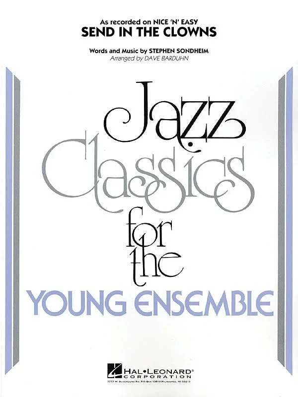 Send In The Clowns Junior Ensemble 3 (Pod) (Music Score/Parts)