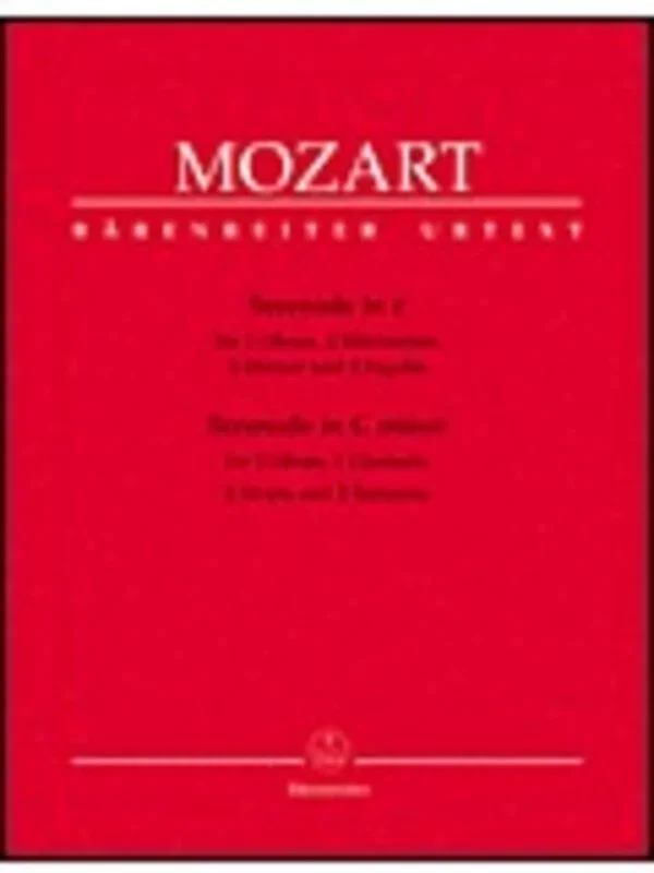 Serenade K 388 C Min 2Ob 2Clarinet 2French Horn 2Bassoon Book