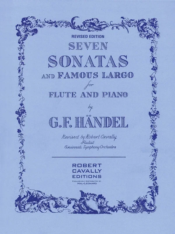 Seven Sonatas and Famous Largo Flute/Piano Revised (Softcover Book)