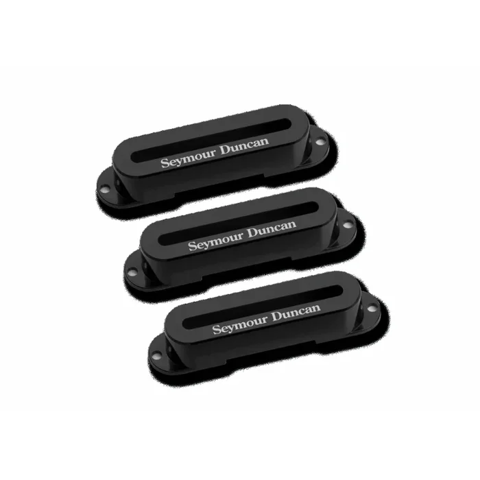 Seymour Duncan Black Hot Stack Pickup Covers Set of 3 for Stratocaster