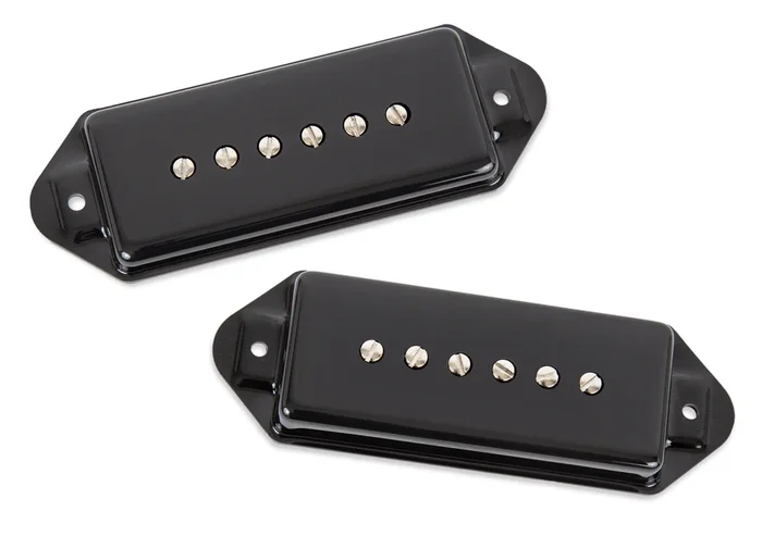 Seymour Duncan Set Silencer P90 Dog Ear Hot Black