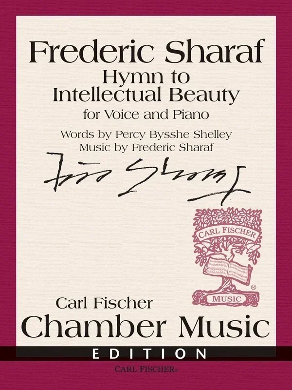 Sharaf – Hymn To Intellectual Beauty Voice/Piano (Music Score/Parts)