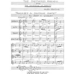 Shepherd’s Farewell from “The Childhood of Christ” – Sax Quartet