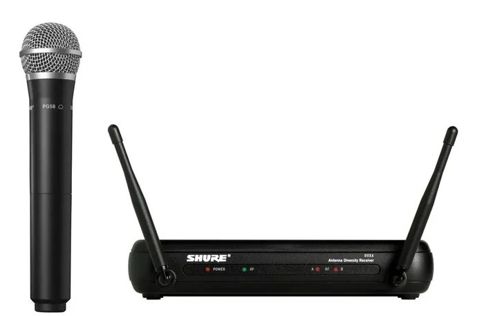 Shure SVX24/PG58 Handheld Wireless System – PG58 Handheld