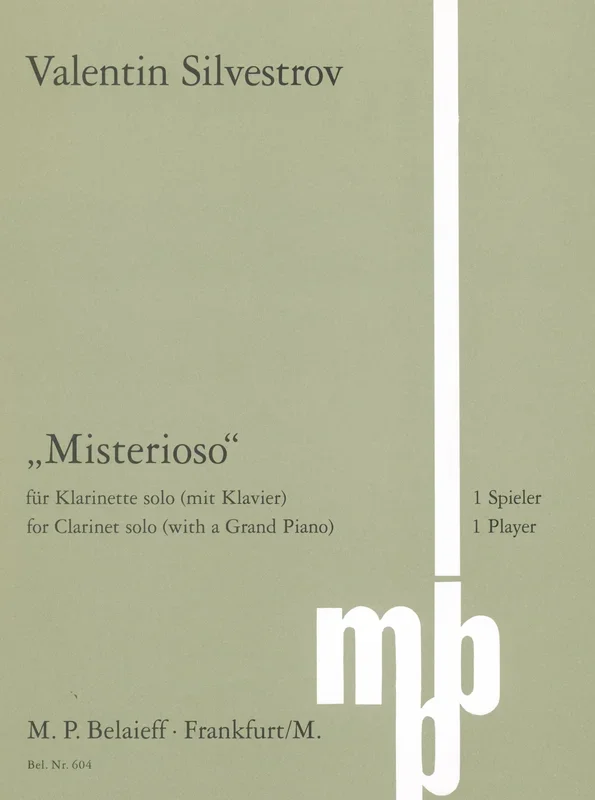 Silvestrov: “Misterioso “
