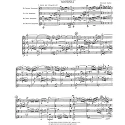 Sinfonia – Saxophone Quartet (SATB)