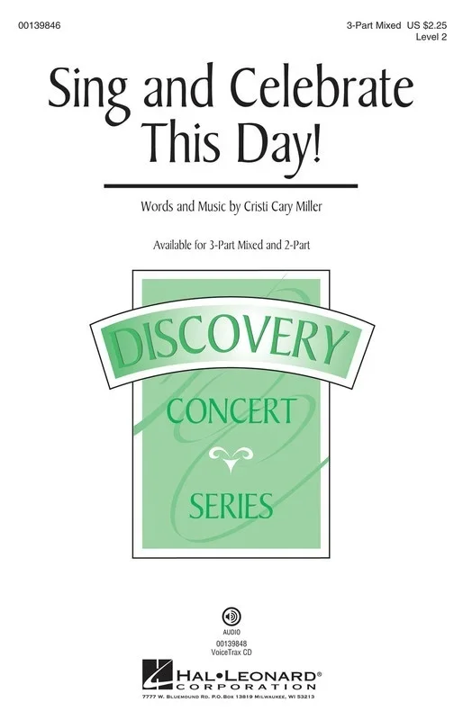 Sing And Celebrate This Day! 3 Part Mixed (Octavo)
