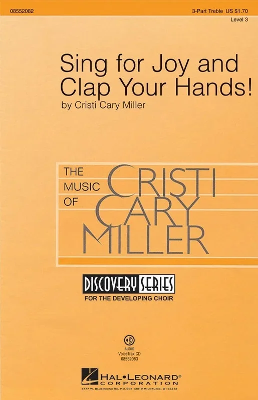 Sing For Joy And Clap Your Hands 3Pt (Octavo)