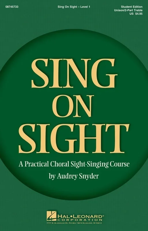 Sing On Sight V1 2Pt Treble Singer Ed (Octavo)