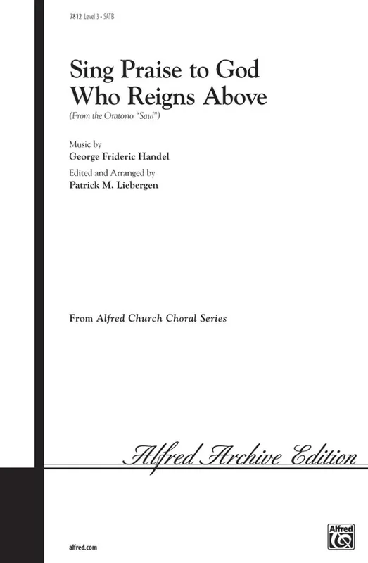 Sing Praise To God Lieber SATB