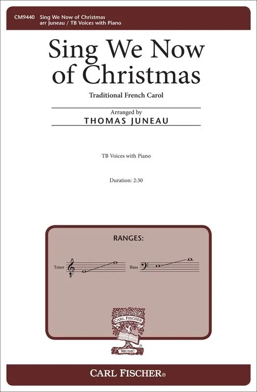 Sing We Now Of Christmas Tb (Octavo) Book
