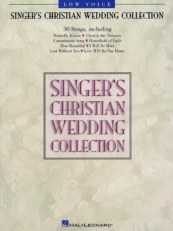 Singers Christian Wedding Collection Low Vox (Softcover Book)