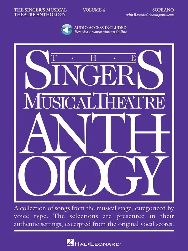 Singers Musical Theatre Anth V4 Sop Book/Online Audio (Softcover Book/Online Audio)