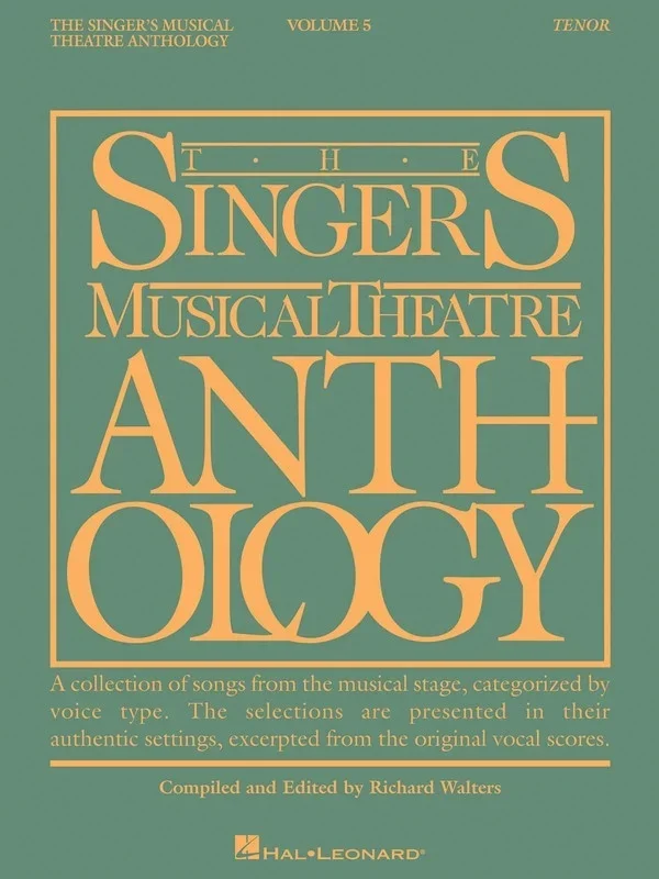 Singers Musical Theatre Anth V5 Tenor (Softcover Book)
