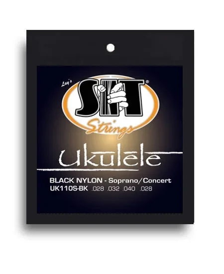 SIT Black Nylon Soprano/Concert Ukulele String Set