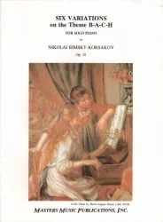Six Variations On The Theme B-A-C-H – Piano
