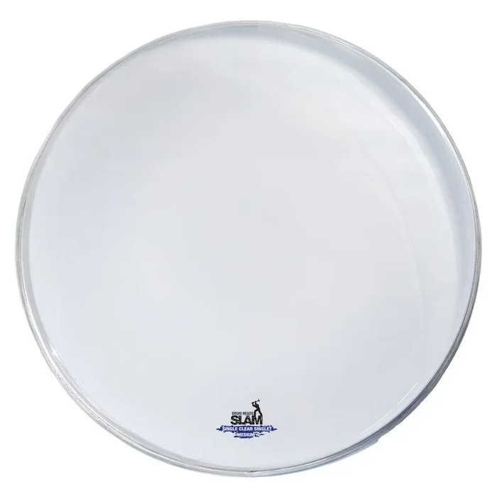 Slam Single Ply Clear Medium Weight Drum Head 18″
